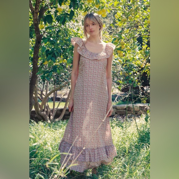 Christy Dawn Colette Dress in Cherry Blooming Meadow - Picture 2 of 11